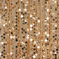 Gold Large Payette Sequin Backdrop Curtain 5ft x 12ft - Big Round Sequin Event Photography Panel wit