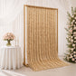 Gold Large Payette Sequin Backdrop Curtain 5ft x 12ft - Big Round Sequin Event Photography Panel wit