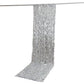 Silver Large Payette Sequin Backdrop Curtain 5ft x 12ft - Big Round Sequin Event Photography Panel w