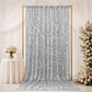 Silver Large Payette Sequin Backdrop Curtain 5ft x 12ft - Big Round Sequin Event Photography Panel w