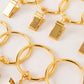 50 Pack Gold Metal Openable Curtain Clip Rings, Heavy Duty Rustproof Drapery Backdrop Clip Hangers - 1.5"