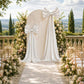 Giant Satin Bow Backdrop Decor, 10ft, Beige – Weddings, Birthdays & Baby Showers