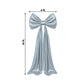 Giant Satin Bow Backdrop Decor, 10ft, Light Blue – Weddings, Birthdays & Baby Showers