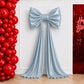 Giant Satin Bow Backdrop Decor, 10ft, Light Blue – Weddings, Birthdays & Baby Showers