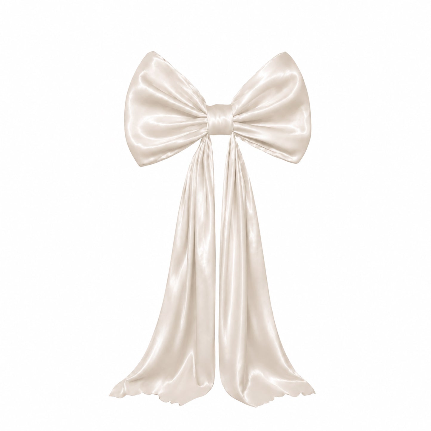 7ft Giant Beige Bow Tie Décor for Backdrops – Wedding & Event Photo Booth Decoration