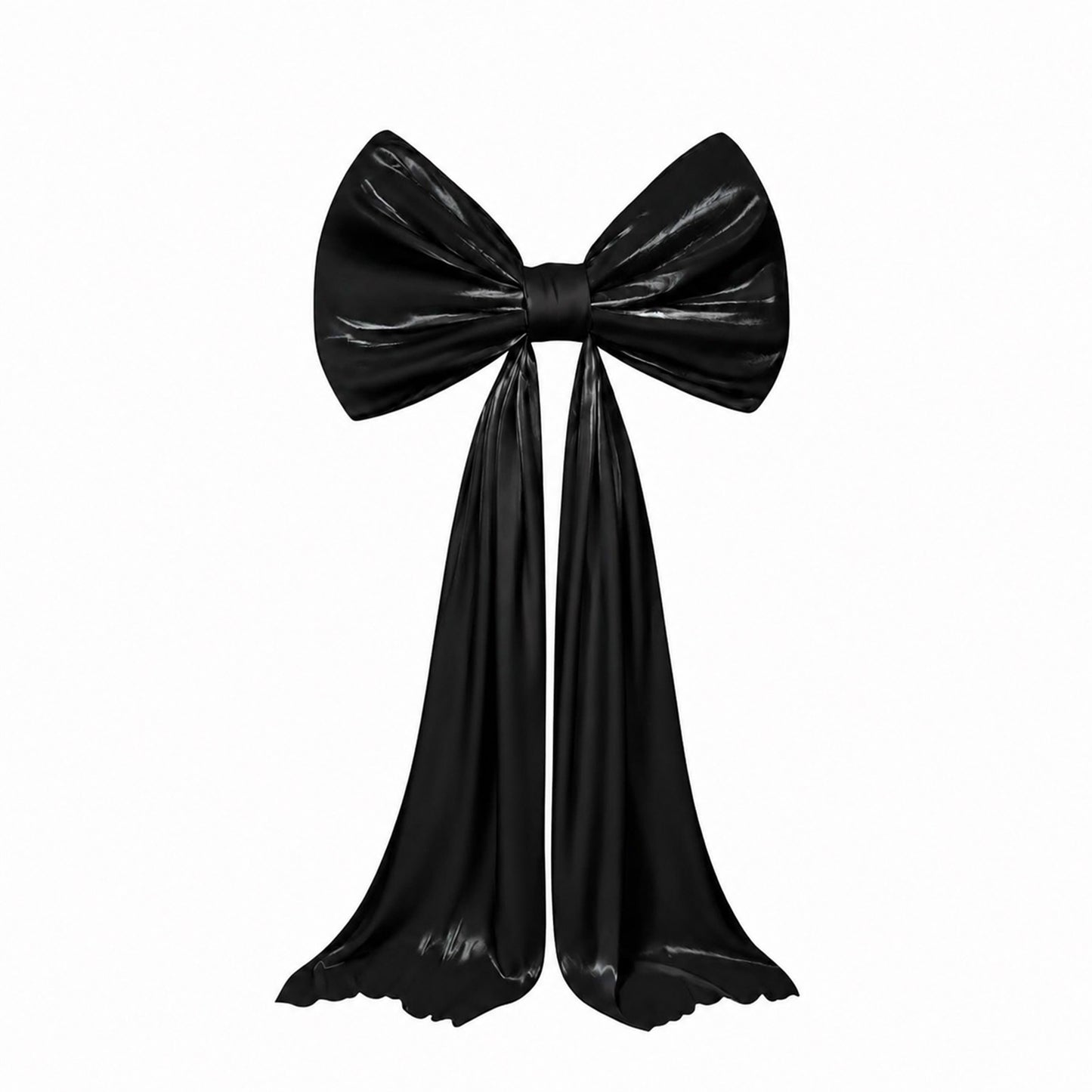 7ft Giant Black Bow Tie Décor for Backdrops – Wedding & Event Photo Booth Decoration