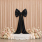 7ft Giant Black Bow Tie Décor for Backdrops – Wedding & Event Photo Booth Decoration