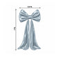 7ft Giant Light Blue Satin Bow Tie Décor for Backdrops – Wedding & Event Photo Booth Decoration