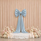 7ft Giant Light Blue Bow Tie Décor for Backdrops – Wedding & Event Photo Booth Decoration