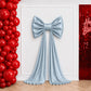 7ft Giant Light Blue Bow Tie Décor for Backdrops – Wedding & Event Photo Booth Decoration