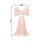 7ft Giant Pink Satin Bow Tie Décor for Backdrops – Wedding & Event Photo Booth Decoration