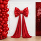 7ft Giant Red Bow Tie Décor for Backdrops – Wedding & Event Photo Booth Decoration