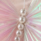 10 Pack Large 3D Butterfly Decorations 20" - Iridescent Gauze, Pearl Body & Wire Antennae, Backdrop 
