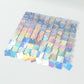 Iridescent blue sequin shimmer wall party backdrop panels.