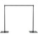 Black single cross bar stand