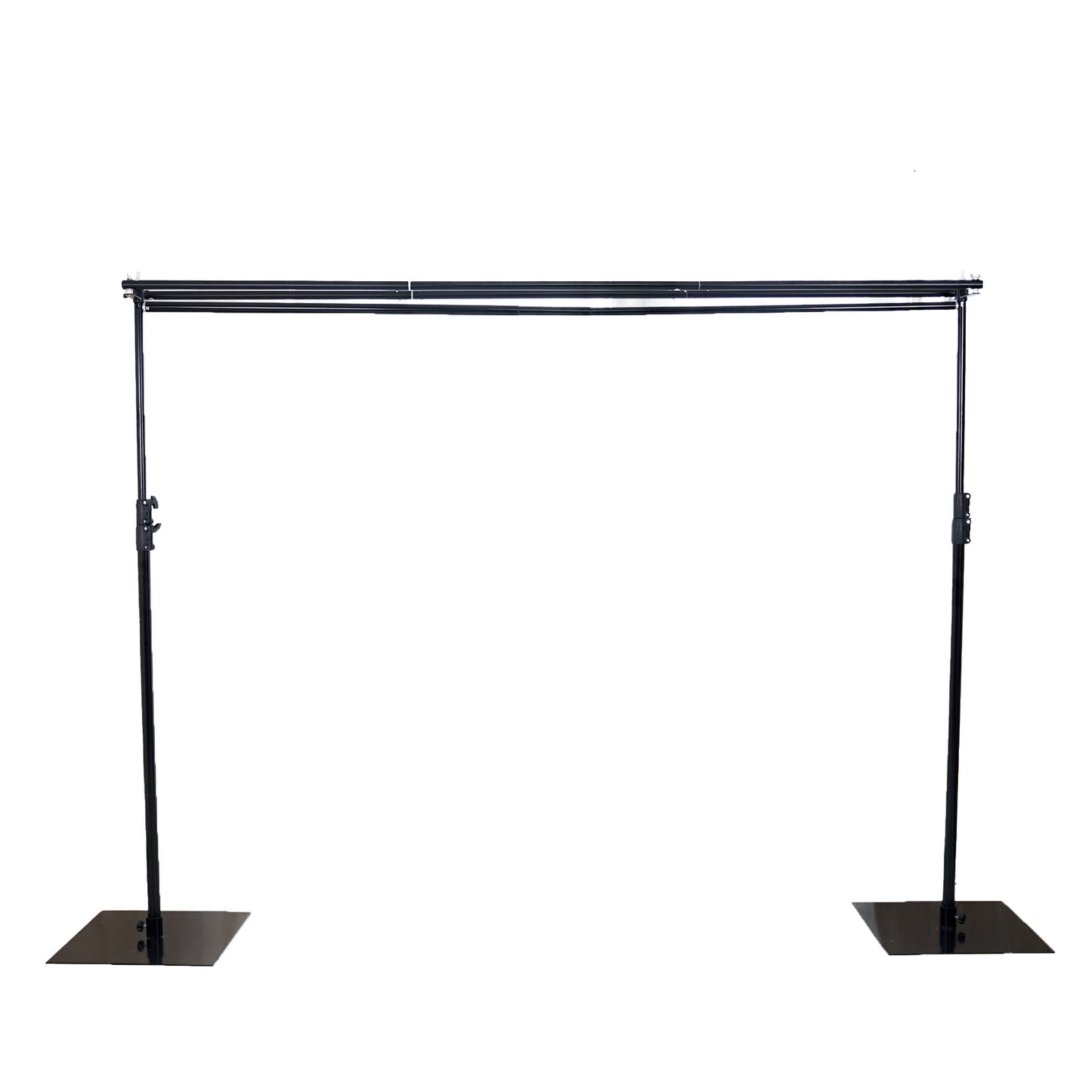 10ft DIY Triple Cross Bars and Mounting Brackets For Backdrop Stands