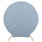 7.5ft Matte Dusty Blue Round Spandex Fit Wedding Backdrop Stand Cover
