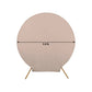 7.5ft Nude Round Spandex Fit Wedding Backdrop Stand Cover