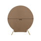 7.5ft Taupe Round Spandex Fit Wedding Backdrop Stand Cover