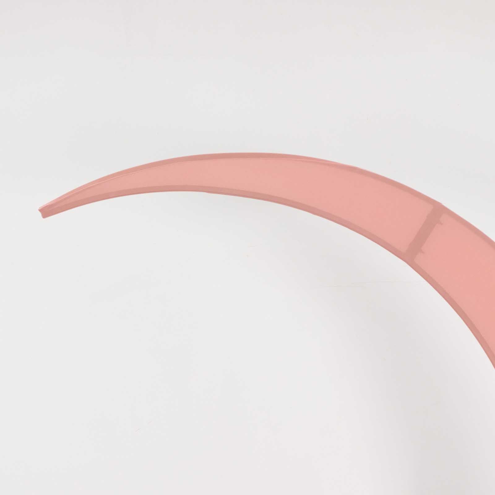 Dusty rose crescent moon wedding arch cover for Chiara backdrop stand.