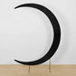 7.5ft Black Spandex Crescent Moon Wedding Arch Cover, Custom Fitted Chiara Backdrop Stand Cover