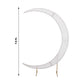 7.5ft White Spandex Crescent Moon Wedding Arch Cover, Custom Fitted Chiara Backdrop Stand Cover