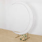 7.5ft White Spandex Crescent Moon Wedding Arch Cover, Custom Fitted Chiara Backdrop Stand Cover