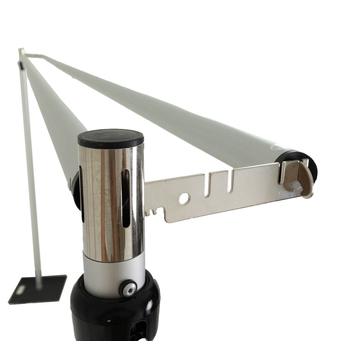 Adjustable Pipe and Drape Backdrop Stand with Double Cross Bars, Silver Aluminum Frame Support System 12ft x 12ft with Heavy Steel Bases