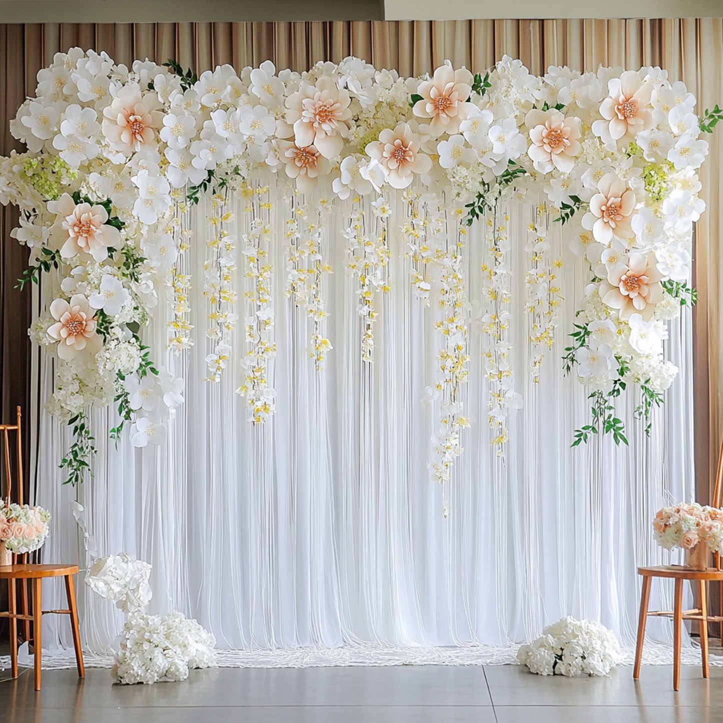 12ft Aluminum Adjustable Backdrop Stand with Heavy Steel Base Plate, Commercial Grade DIY Pipe and Drape Photography Background Frame