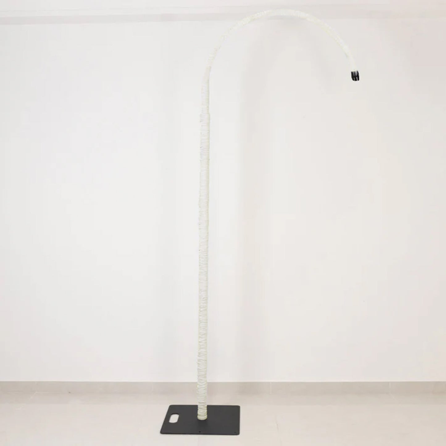 20ft Spandex Upright Pole Cover – Ivory, Stretch Fabric for Curved Aluminum Chandelier Hanger, Pipe 