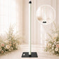 20ft Spandex Upright Pole Cover – Ivory, Stretch Fabric for Curved Aluminum Chandelier Hanger, Pipe 