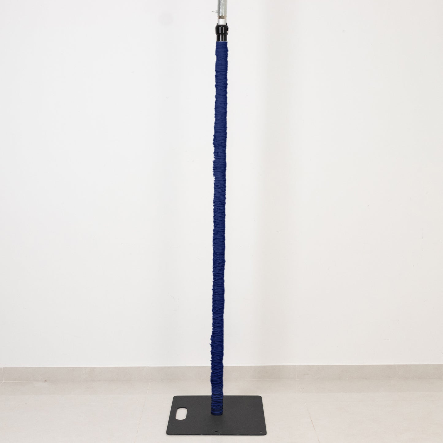 20ft Spandex Upright Pole Cover – Navy Blue, Stretch Fabric for Curved Aluminum Chandelier Hanger, P