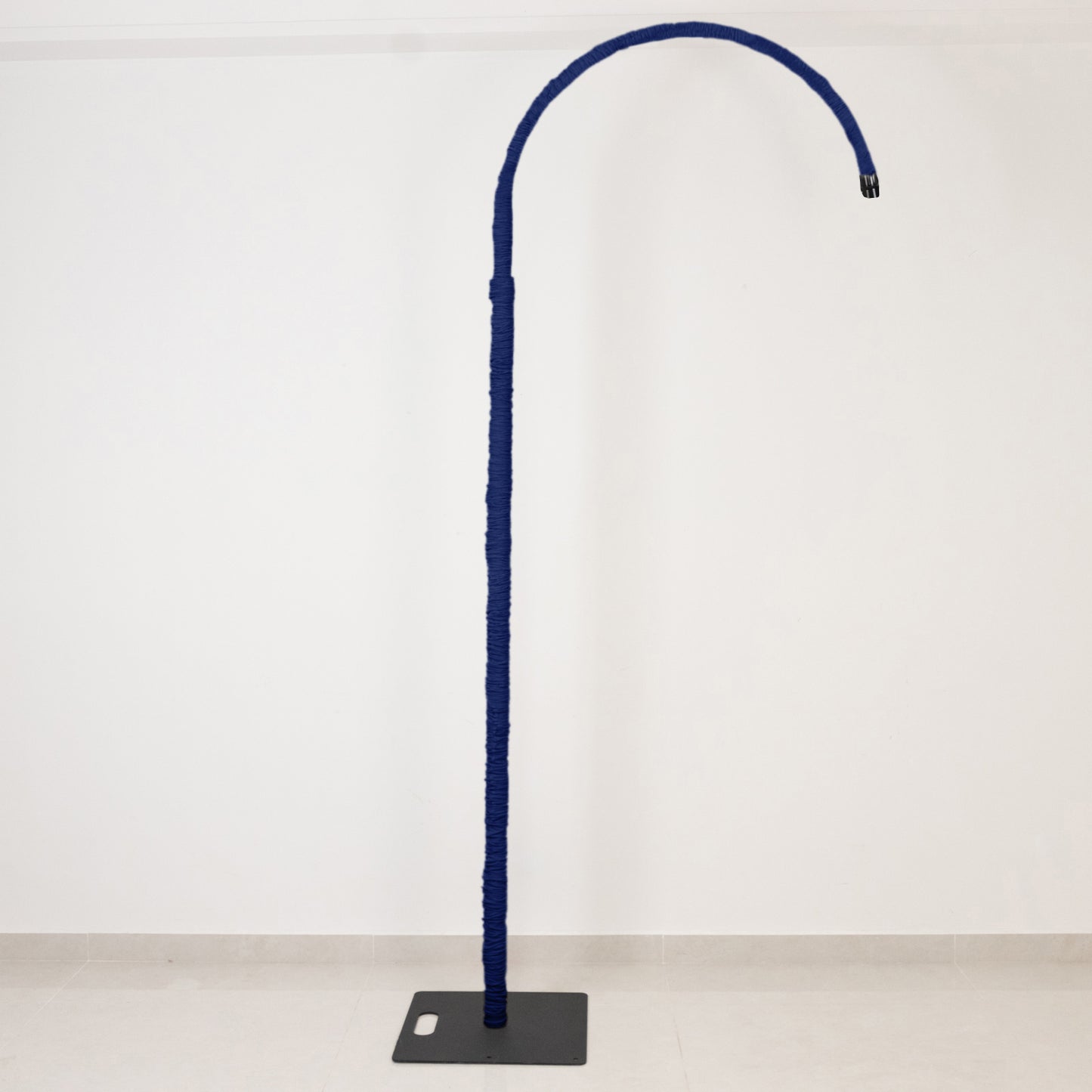 20ft Spandex Upright Pole Cover – Navy Blue, Stretch Fabric for Curved Aluminum Chandelier Hanger, P