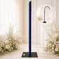 20ft Spandex Upright Pole Cover – Navy Blue, Stretch Fabric for Curved Aluminum Chandelier Hanger, P