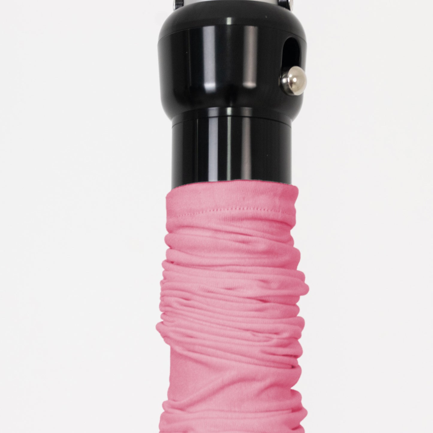 20ft Spandex Upright Pole Cover – Pink, Stretch Fabric for Curved Aluminum Chandelier Hanger, Pipe &
