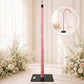20ft Spandex Upright Pole Cover – Pink, Stretch Fabric for Curved Aluminum Chandelier Hanger, Pipe &