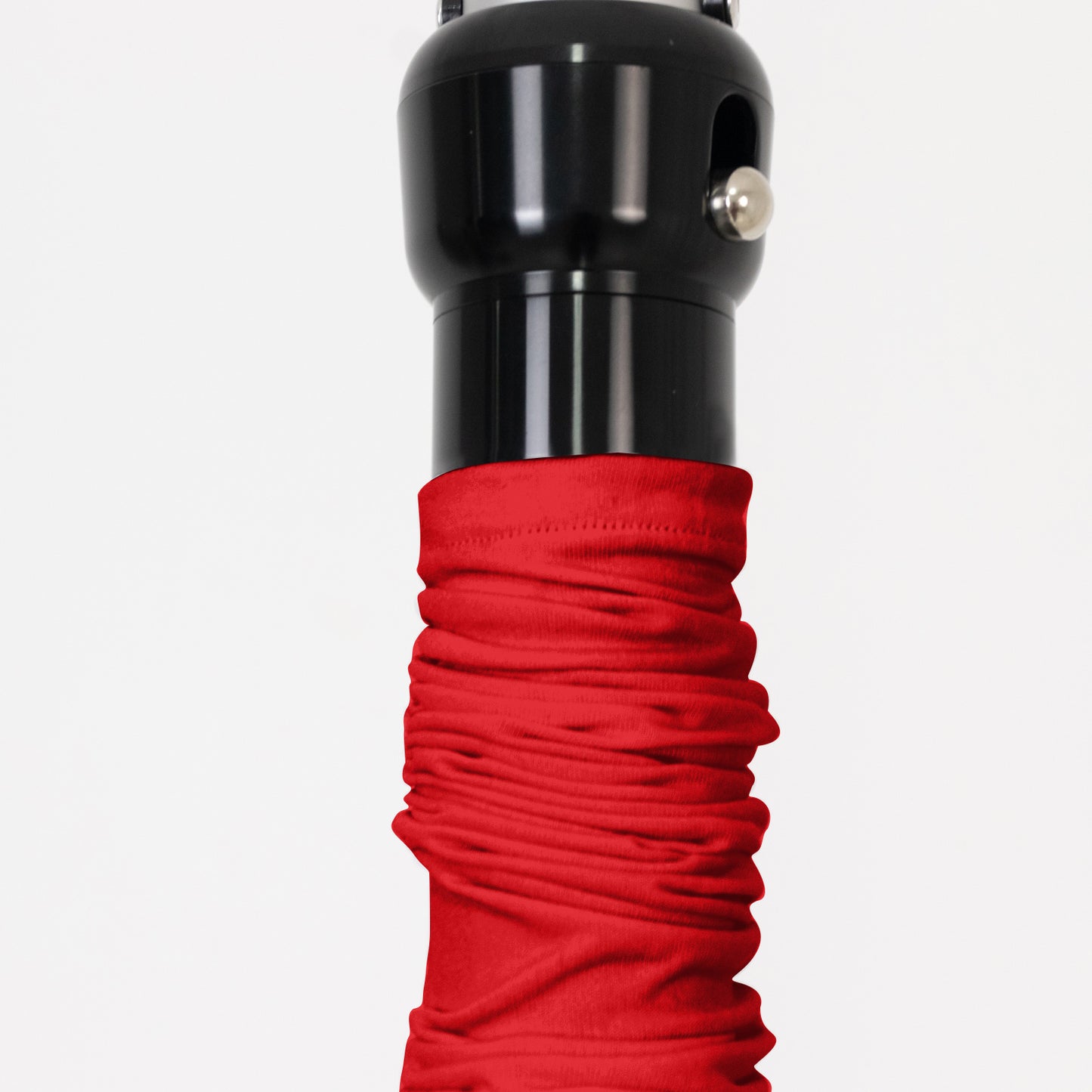 20ft Spandex Upright Pole Cover – Red, Stretch Fabric for Curved Aluminum Chandelier Hanger, Pipe & 
