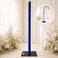 20ft Spandex Upright Pole Cover – Royal Blue, Stretch Fabric for Curved Aluminum Chandelier Hanger, 