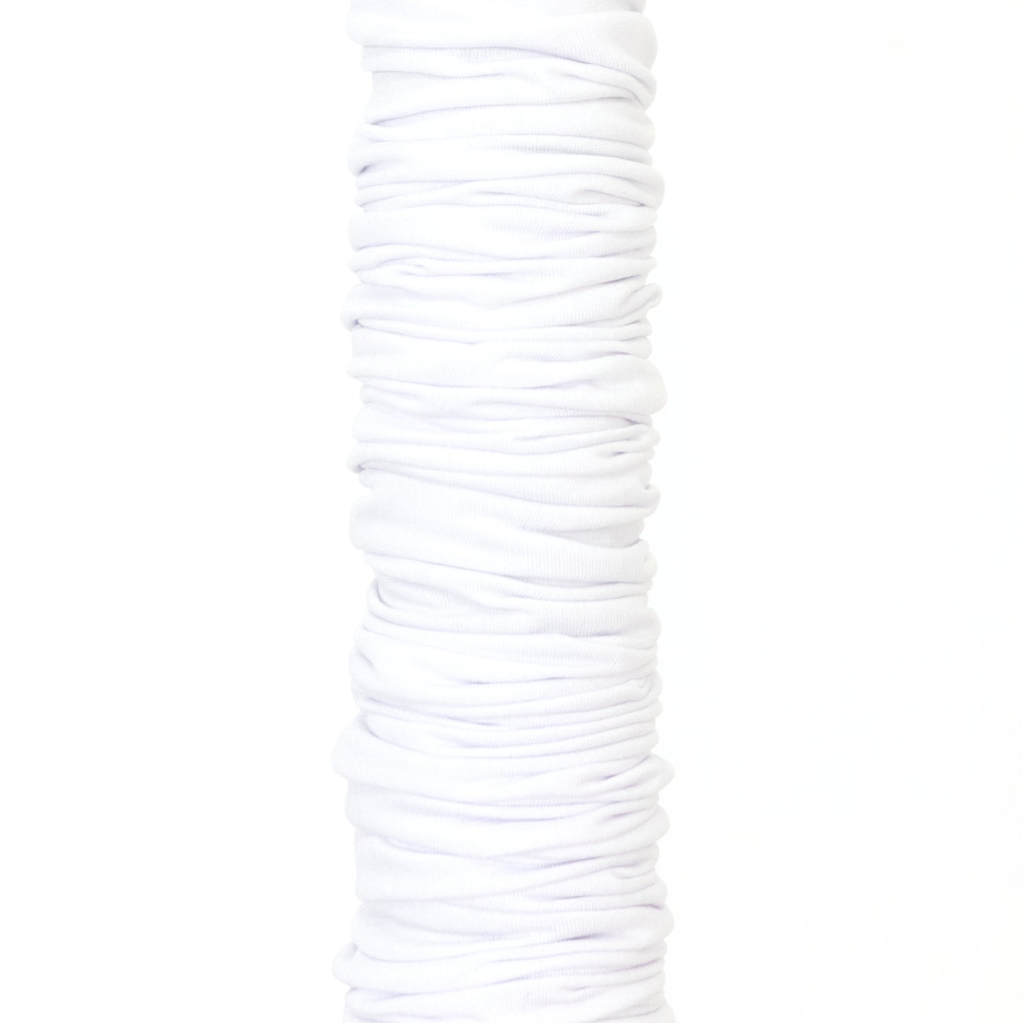 White spandex upright pole cover for event setup and lighting use. #whtbkgd