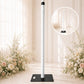 20ft Spandex Upright Pole Cover – White, Stretch Fabric for Curved Aluminum Chandelier Hanger, Pipe 