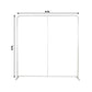 Pillowcase Backdrop Stand in Aluminum 8ft x 8ft – Portable Rounded Corner Tension Fabric Pillowcase Display Stand for Exhibits & Photography