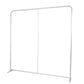 Pillowcase Backdrop Stand in Aluminum 8ft x 8ft – Portable Rounded Corner Tension Fabric Pillowcase Display Stand for Exhibits & Photography