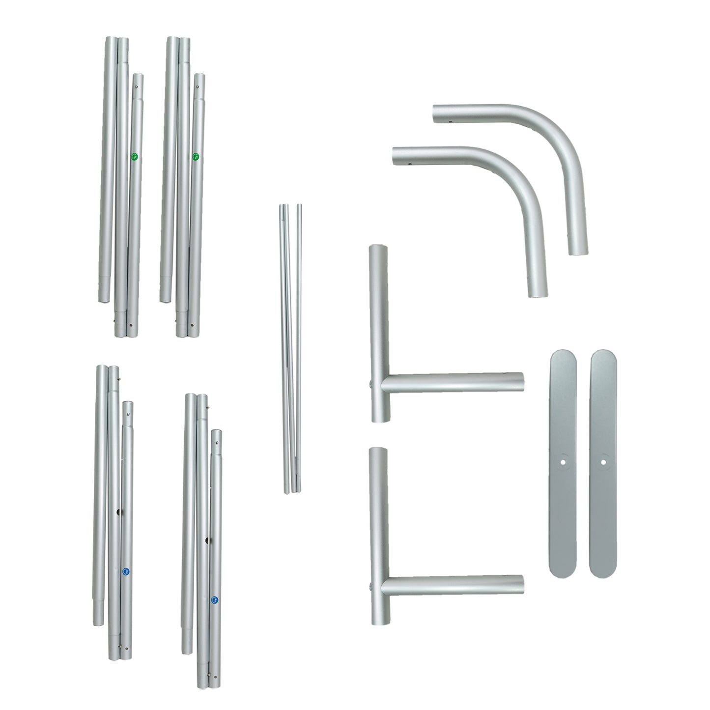 Pillowcase Backdrop Stand in Aluminum 8ft x 8ft – Portable Rounded Corner Tension Fabric Pillowcase Display Stand for Exhibits & Photography