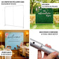 Pillowcase Backdrop Stand in Aluminum 8ft x 8ft – Portable Rounded Corner Tension Fabric Pillowcase Display Stand for Exhibits & Photography