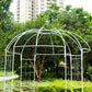 10ft White Metal Birdcage Ceremony Arch – Garden Gazebo Pergola Arbor Trellis for Outdoor Weddings, Vines & Flowers