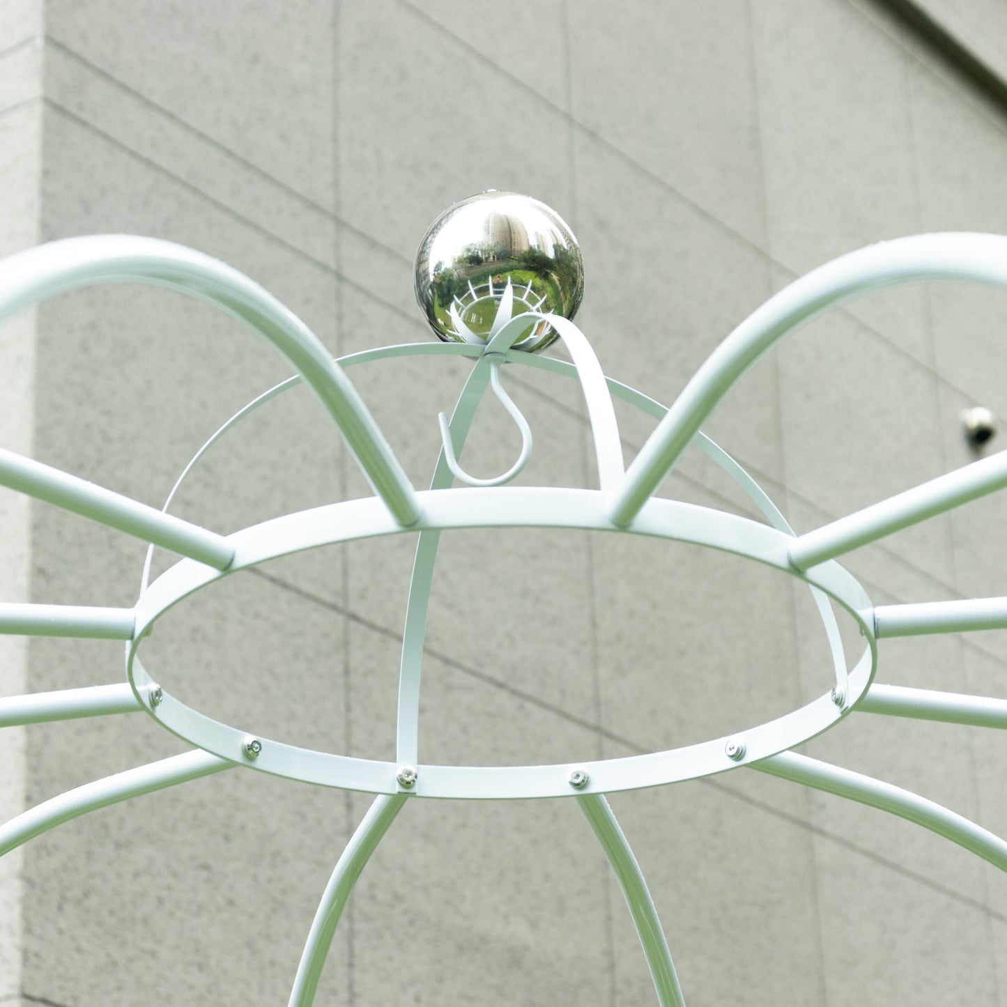 10ft White Metal Birdcage Ceremony Arch – Garden Gazebo Pergola Arbor Trellis for Outdoor Weddings, Vines & Flowers