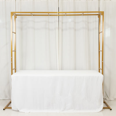 Gold Square Arbor - Freestanding 6' High Over the Table Stand
