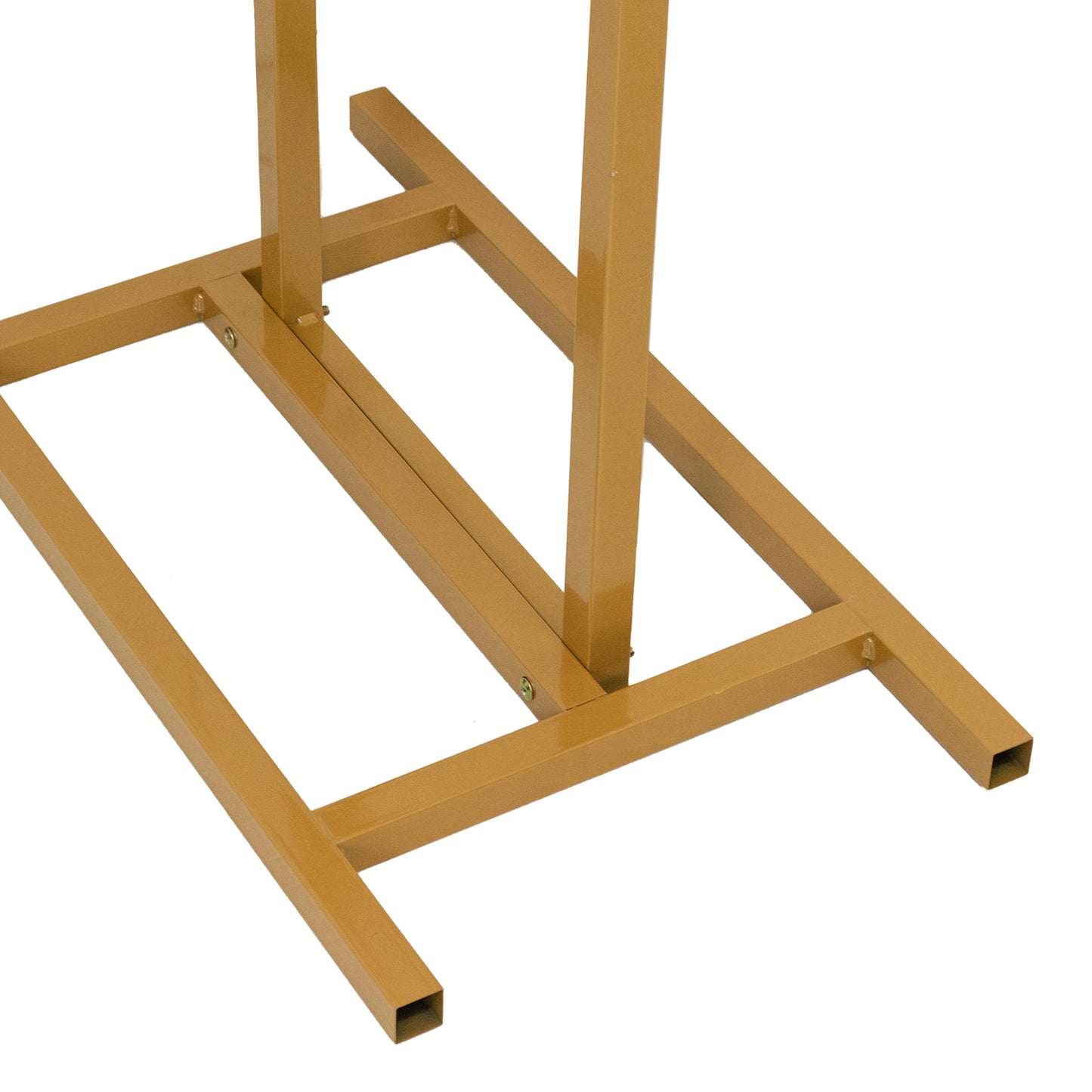 6ftx8ft Gold Rectangular Arbor - Freestanding 6' High Over the Table Stand, Backdrop Stand with Double Frame for Floral Balloon Décor