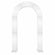 3d mirror arch | silver