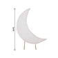 6.5ft White Spandex Crescent Moon Chiara Backdrop Stand Cover, Custom Stretch Fitted Wedding Arch Cover